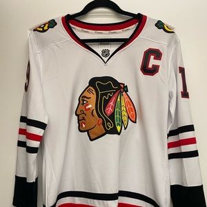 Women's Chicago Blackhawks Jonathan Toews Fanatics White Breakaway Player Jersey